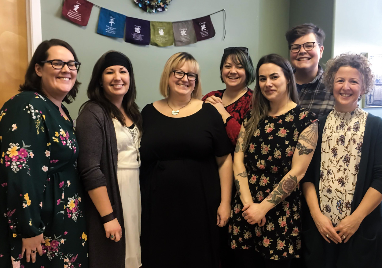 Women's Network PEI staff in December 2018